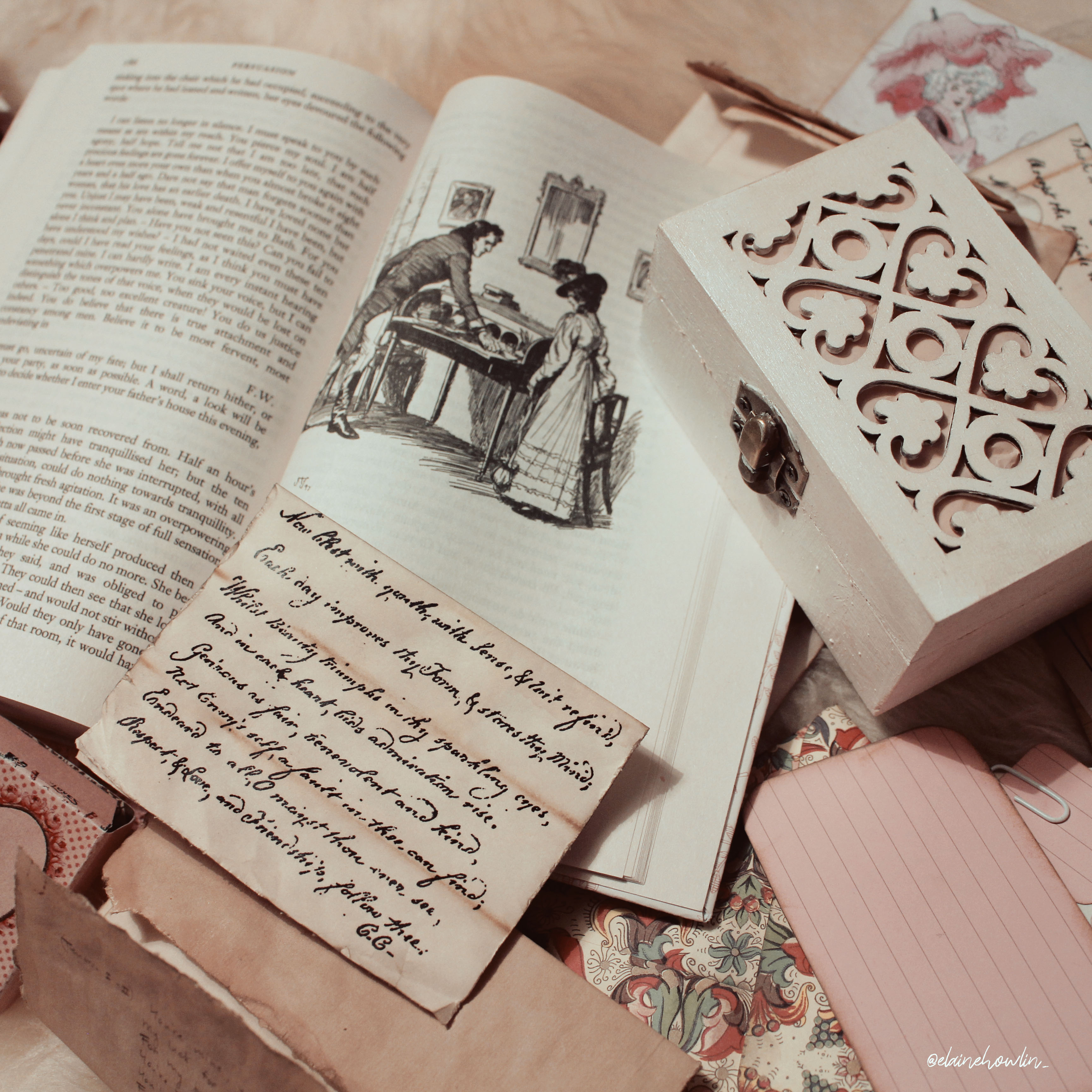 Persuasion Jane Austen Valentines Keepsake Journal Love Letters